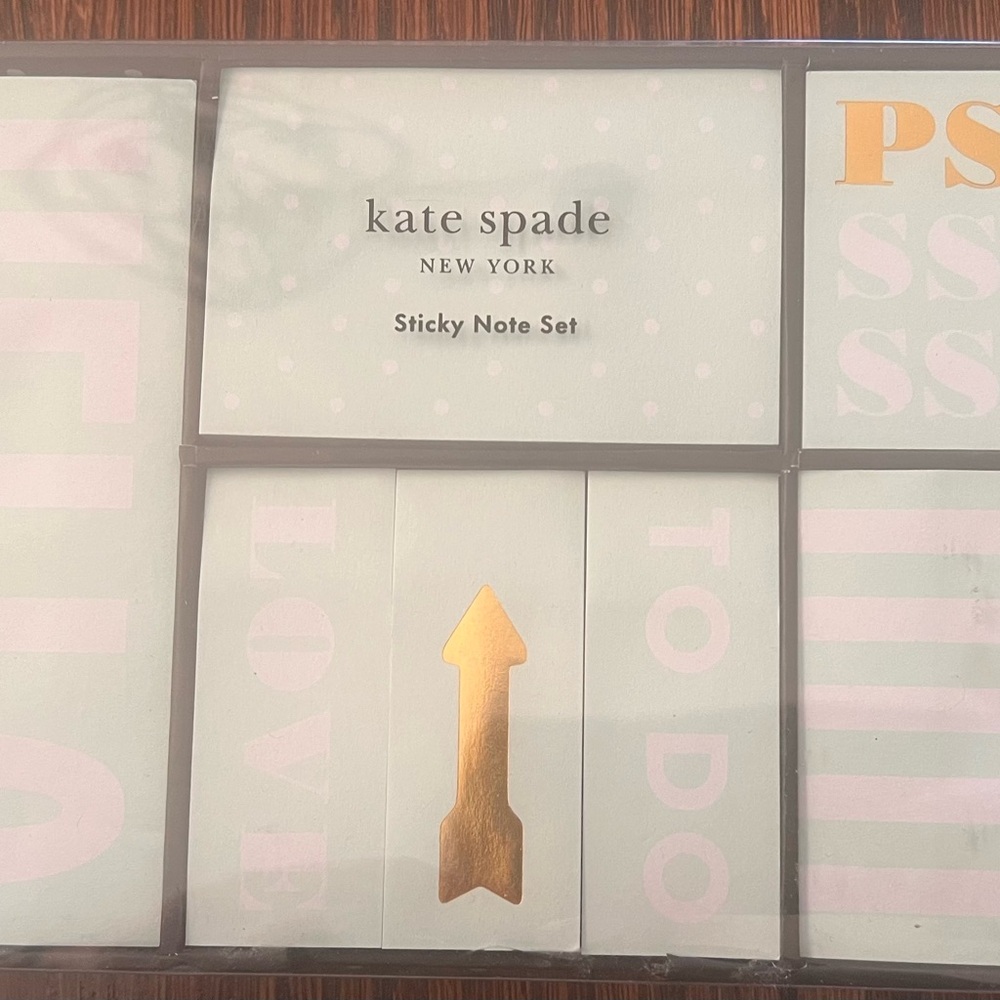 Kate Spade Sticky Note set “This Just In”